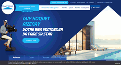 Desktop Screenshot of guyhoquet-immobilier-aizenay.com